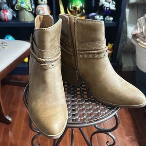 Jellypop Dawson Brown Ankle Boots